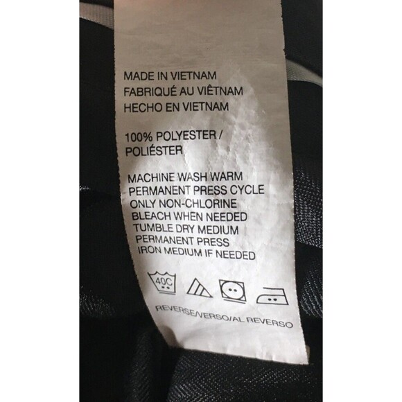 Van Heusen Dress Pants Men's Size 44 X 30 Gray Tapered Leg - Picture 7 of 8